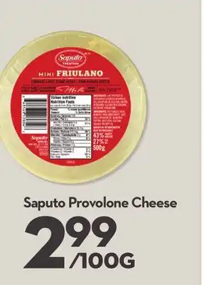 Longo's Saputo provolone cheese offer