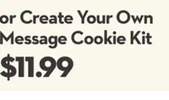 Longo's Create your own message cookie kit offer