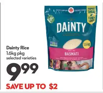 Longo's Dainty rice offer