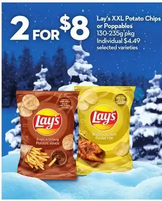 Longo's Lay's xxl potato chips or poppables offer