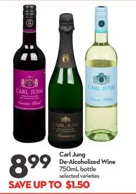 Longo's Carl jung de-alcoholized wine offer