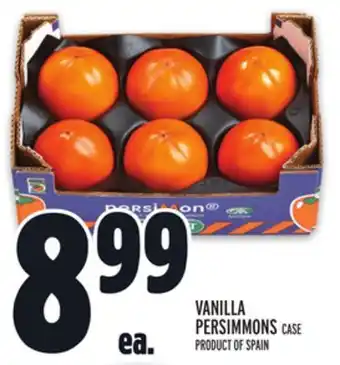 Metro Vanilla persimmons offer