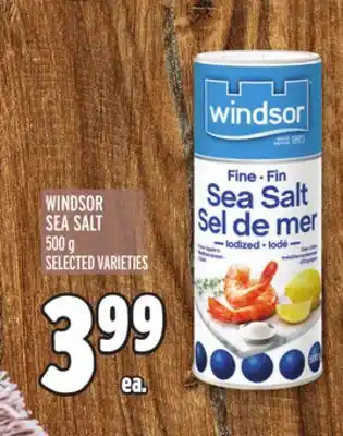 Metro Windsor sea salt offer