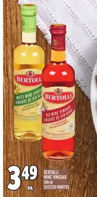 Metro Bertolli wine vinegar offer