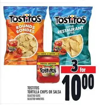 Metro Tostitos tortilla chips or salsa offer