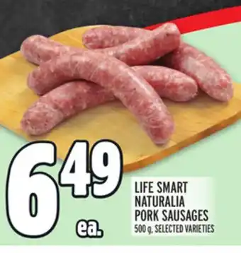 Metro Life smart naturalia pork sausages offer