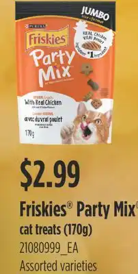 Fortinos Friskies party mix cat treats (170g) offer