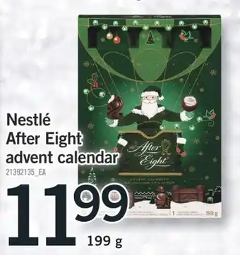 Fortinos Nestlé after eight advent calendar, 199 g offer