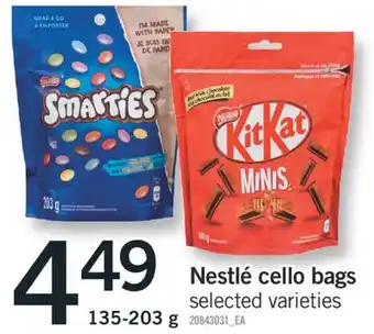 Fortinos Nestlé cello bags 135-203 g offer