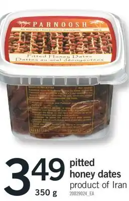 Fortinos Pitted honey dates, 350 g offer