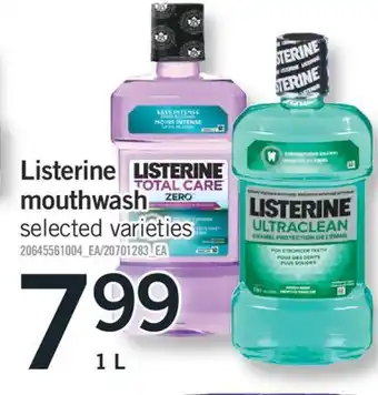 Fortinos Listerine mouthwash offer