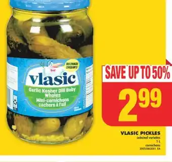 No Frills Vlasic pickles, 1 l offer