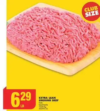 No Frills Extra lean ground beef offer