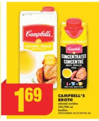 No Frills Campbell's broth, 250/900 ml offer