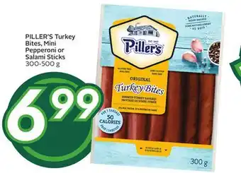 Sobeys Turkey bites, mini pepperoni or salami sticks offer