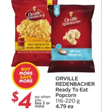 Sobeys Ready to eat popcorn offer