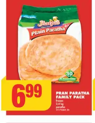 No Frills Pran paratha family pack, 2.4 kg offer