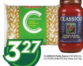 Sobeys Classico pasta sauce offer