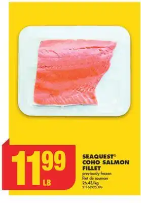 No Frills Seaquest coho salmon fillet offer