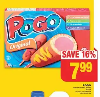 No Frills Pogo, 8/10's offer