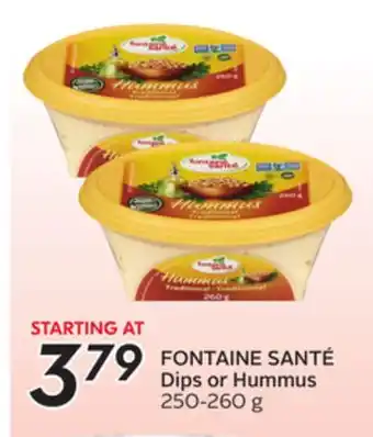 Sobeys Dips or hummus offer
