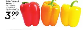 Sobeys Bulk coloured peppers offer