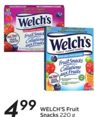 Sobeys Fruit snacks offer