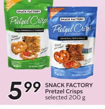 Sobeys Pretzel crisps offer