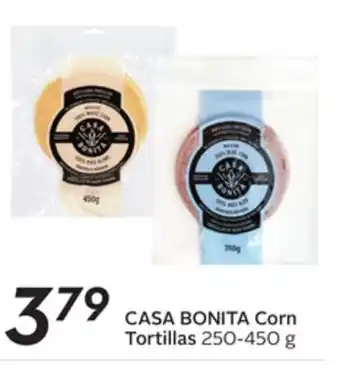Sobeys Corn tortillas offer