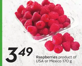 Sobeys Raspberries offer