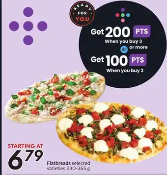 Sobeys Flatbreads offer