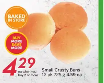Sobeys Small crusty buns offer