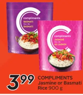 Sobeys Jasmine or basmati rice offer