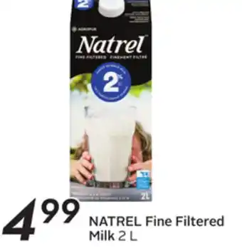 Sobeys Fine filtered milk offer