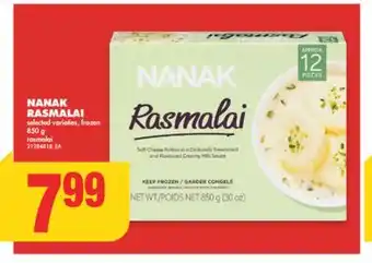 No Frills Nanak rasmalai, 850 g offer