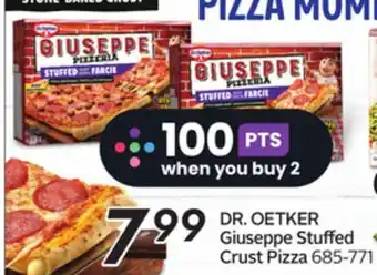 Sobeys Giuseppe stuffed crust pizza offer