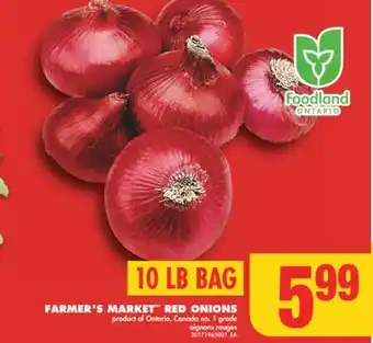 No Frills Farmer's market red onions offer