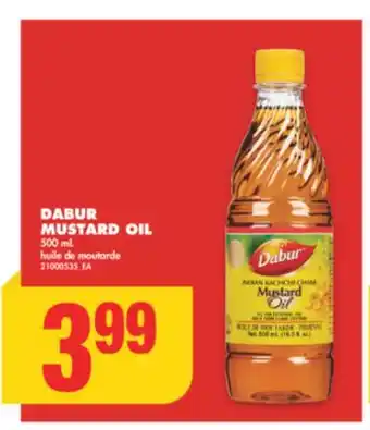 No Frills Dabur mustard oil, 500 ml offer