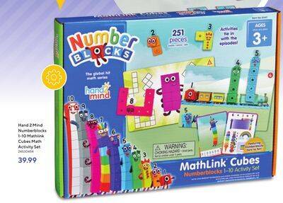 Hand 2 mind numberblocks 1-10 mathlink cubes math activity set offer at ...