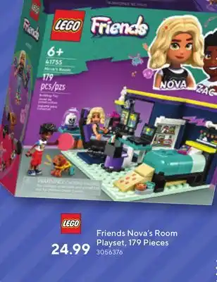 Staples Friends nova's room playset offer