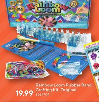Staples Rainbow loom rubber band crafting kit, original offer