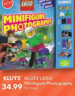 Staples Klutz lego minifigure photography offer