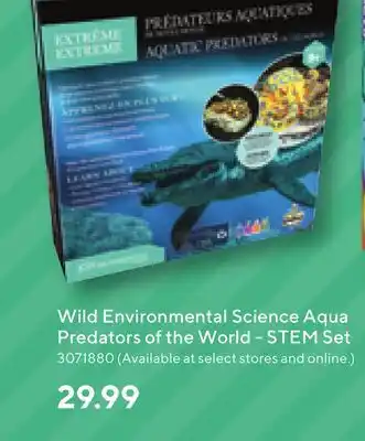 Staples Wild environmental science aqua predators of the world - stem set offer