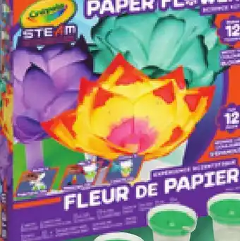 Staples Crayola paper flower science kit offer