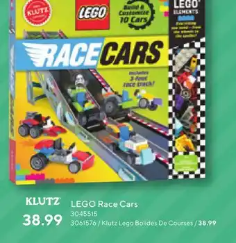 Staples Lego race cars offer