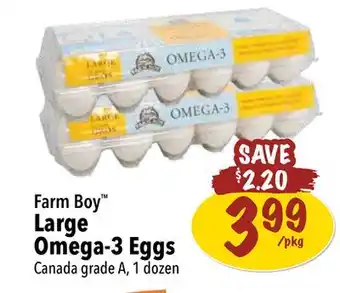 Farm Boy Farm boy large omega-3 eggs offer