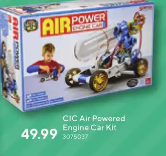 Staples Cic air powered engine car kit offer