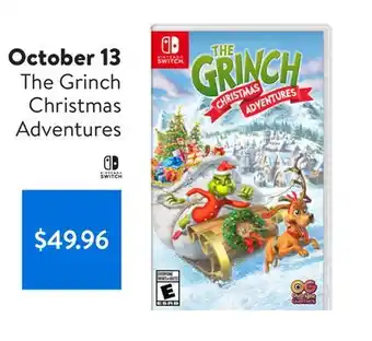 Walmart The grinch christmas adventures offer