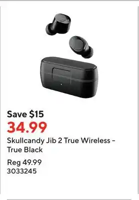 Staples Skullcandy jib 2 true wireless - true black offer