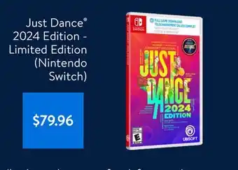 Walmart Just dance 2024 edition - limited edition (nintendo switch) offer